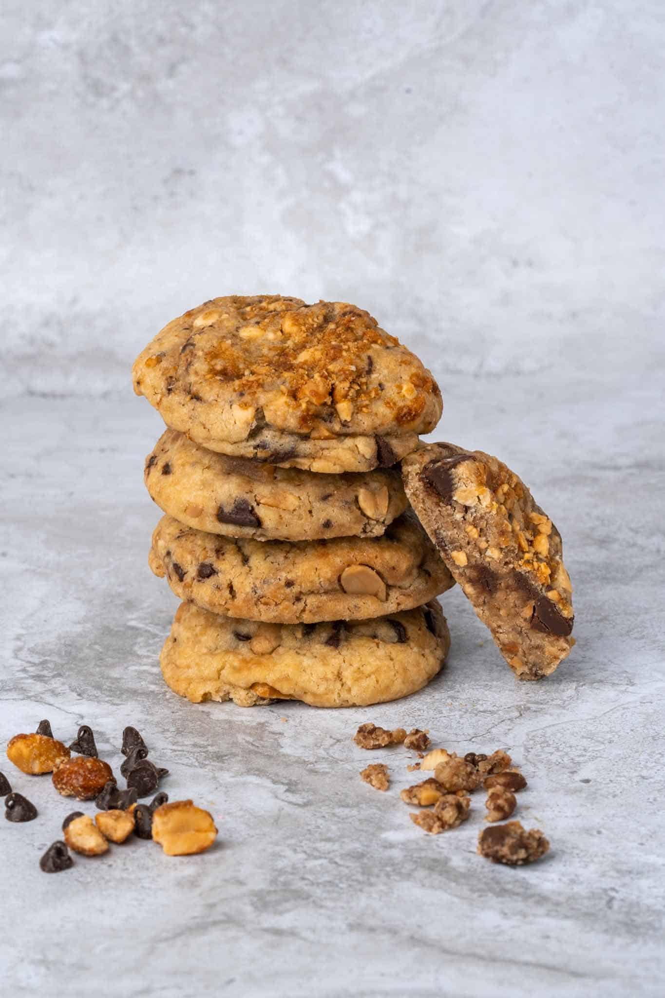 Cookie au beurre de cacahuètes et pépites de chocolat