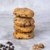 cookie végan avec des pépites de chocolat noir